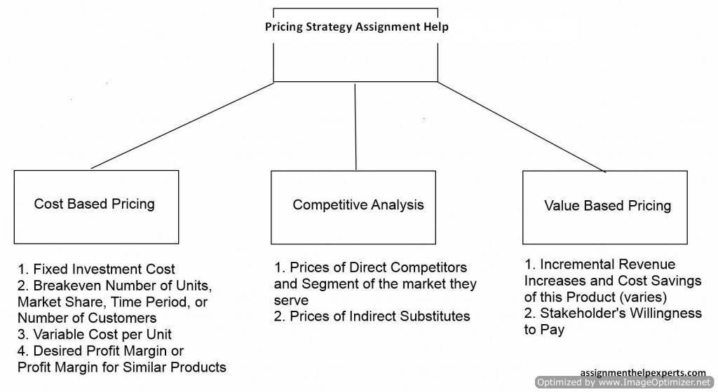 assignment on pricing strategy